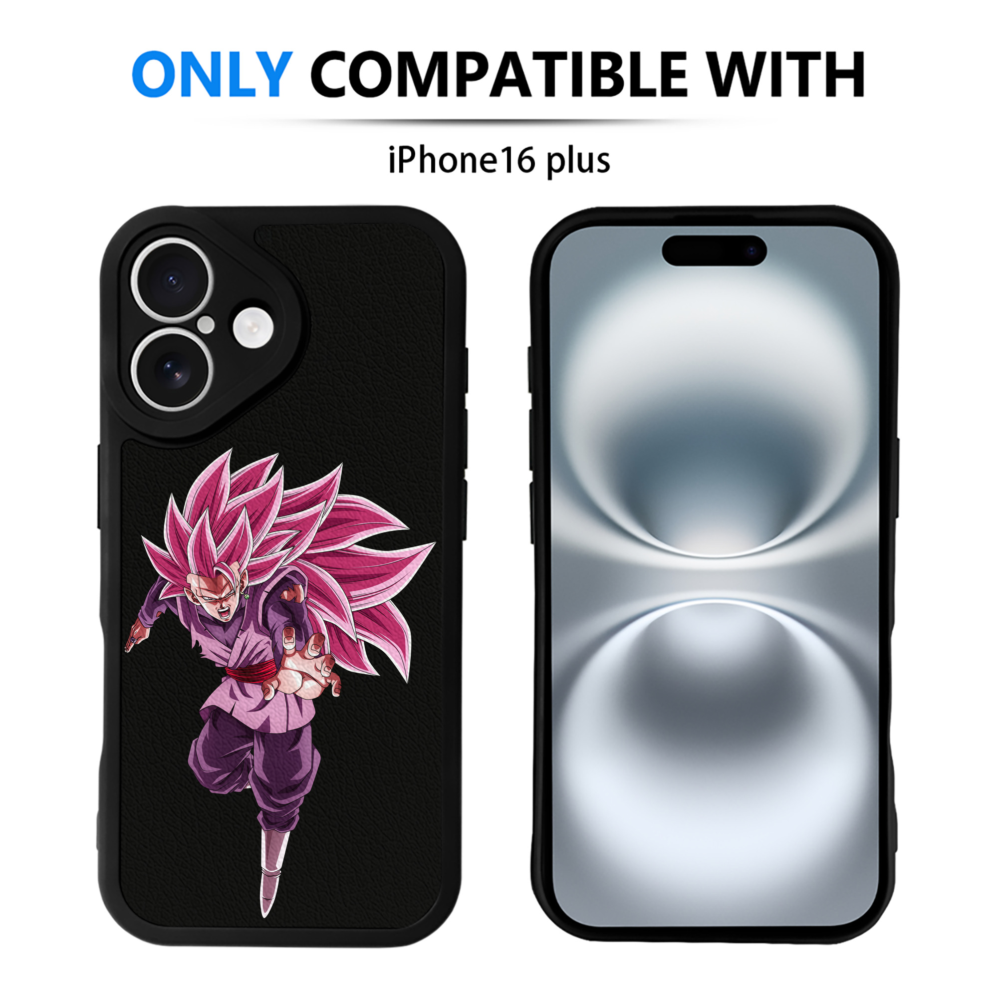 （画像用） ドラゴンボール ベジット DRAGON BALL Vegetto 【iPhone 16シリーズ対応】シリコンスマホケース（レザー調） 材質：シリコン